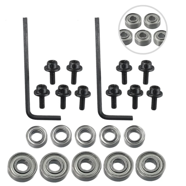 Sfera Cuscinetti Guida 10Pcs Accessori Cuscinetto Riparazione Ricambio Vite