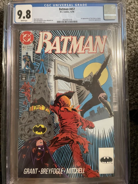 Batman # 457 CGC 9.8 DC 1990 First App Tim Drake as Robin - Scarecrow 1st Print