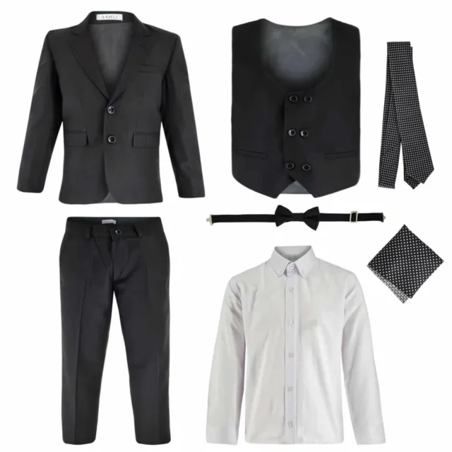 Boys Kids Formal Suits 7 Piece Party Prom Wedding Page Boy Suits1 to 15 Years UK