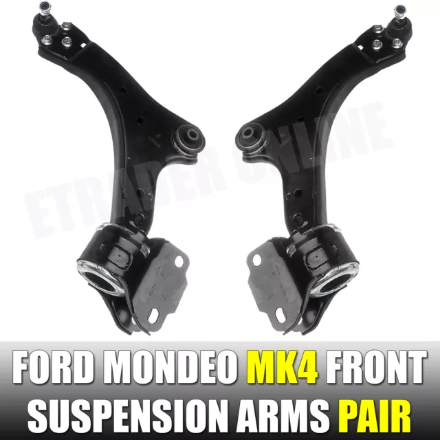 Ford Mondeo Mk4 Estate Front 2 Lower Suspension Wishbones Arms Wishbone Pair