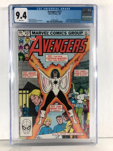 Avengers 227 - Captain Marvel (Monica Rambeau) Joins - 1983 - CGC Graded 9.4