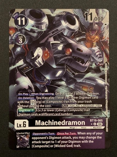 MACHINEDRAMON BT19-065 U - Box Topper - Special Booster VER.2.0 - Digimon TCG 2.45 - PicClick UK MACHINEDRAMON BT19-065 U - Box Topper - Special Booster VER.2.0 - Digimon TCG 2.45 - PicClick UK
