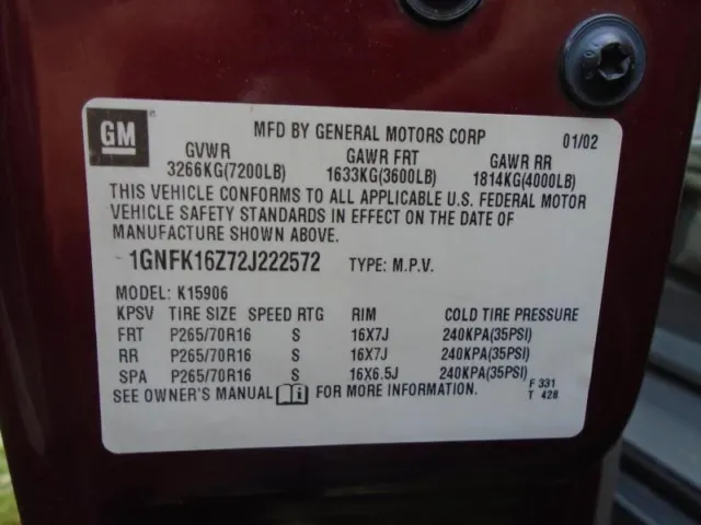 AC Compressor With Rear AC Fits 00-02 SUBURBAN 1500 1367935
