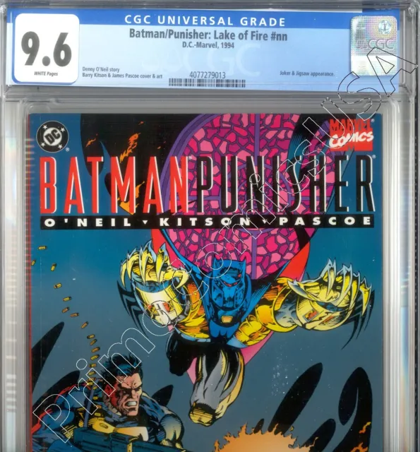 PRIMO:  BATMAN Punisher Lake of Fire #nn 1994 DC Marvel comics NM+ 9.6 CGC