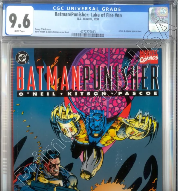 PRIMO:  BATMAN Punisher Lake of Fire #nn 1994 DC Marvel comics NM+ 9.6 CGC