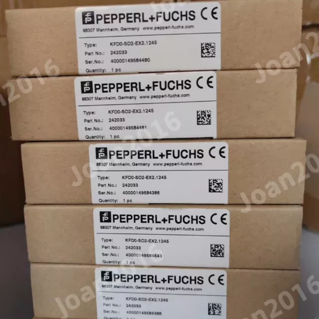 1PC NEW IN BOX Pepperl+Fuchs Original KFD0-SD2-EX2.1245 Safety Barrier 242033 #C