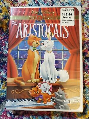 The Aristocats  - Dvd 2000 - Walt Disney Gold Collection - 1970 Banned Classic!