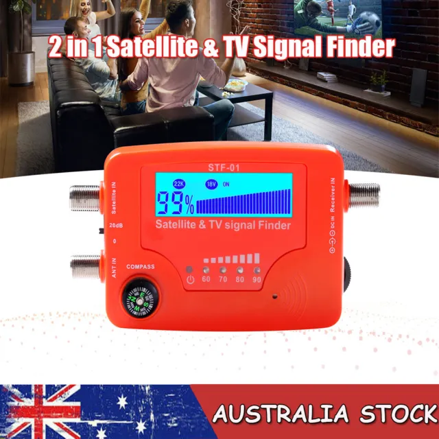 Digital Satellite Finder TV Antenna Signal Strength Meter Signal Finding Meter