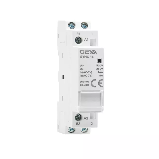 GEYA Contacteur automatique AC modulaire 24/48/110V 2P 25A 2NO Home contacteu