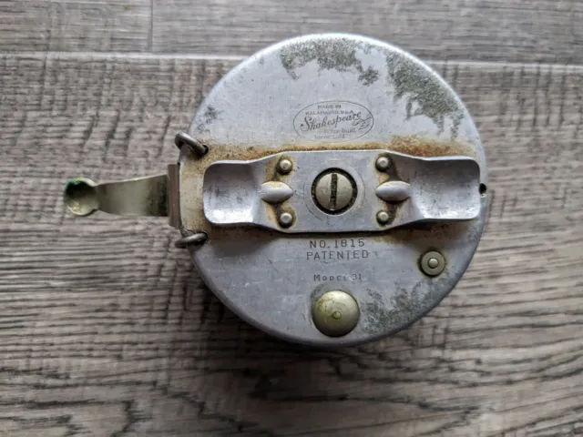 Vintage Shakespeare Automatic OK No. 1821 Model GD Fly Fishing Reel GUC