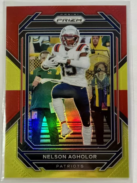 2022 Panini Prizm #201 NELSON AGHOLOR Tmall Red and Yellow Prizm **SSP** 08/44