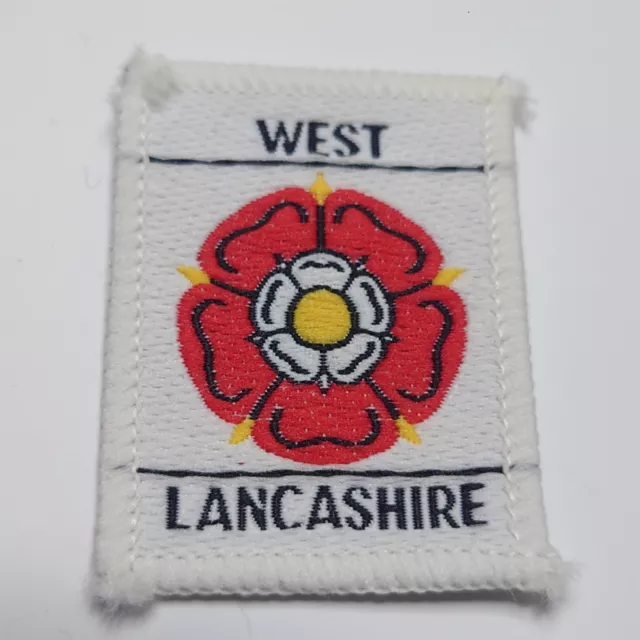 West Lancashire English District Scout Patch Scouting Badge Bound Old back