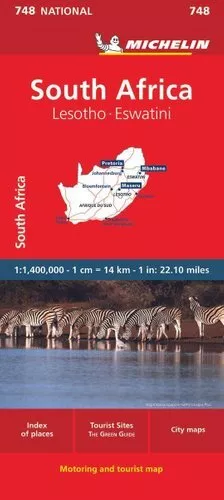 South Africa - National Map 748 by Michelin 9782067259898 | Brand New