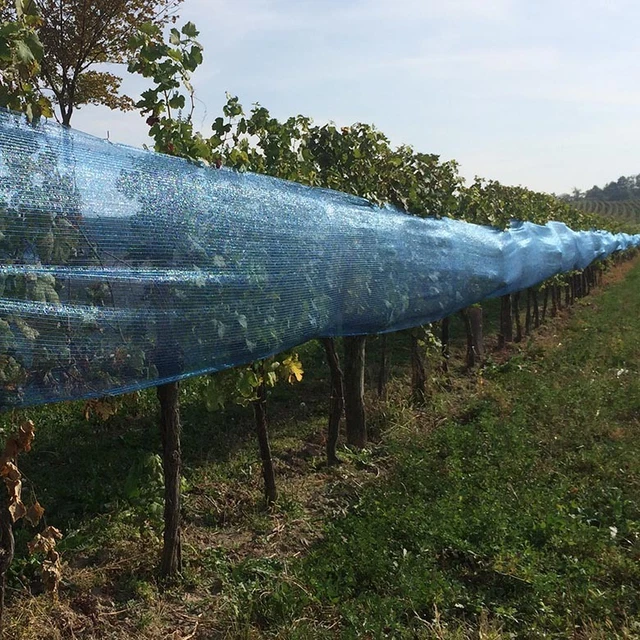 Vogelschutznetz 2,57 x 20m weiß Gartennetz Insektenschutznetz Laubnetz