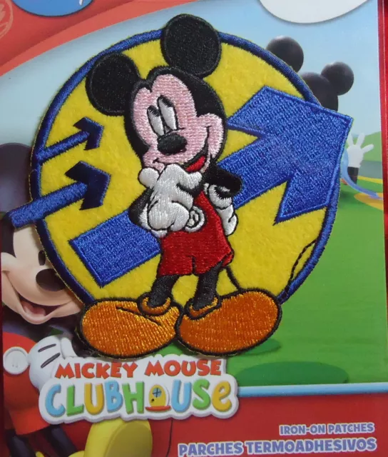 Micky Maus Clubhaus - Mickey Mouse - Bügelflicken / Iron-On Patch - Disney - 9cm