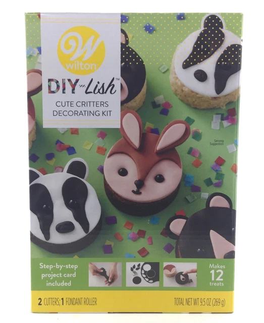 Kit de decoración de criaturas lindas WIlton HÁGALO USTED MISMO hace 12 golosinas PASO A PASO