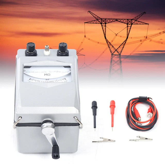 INDUSTRIAL DIGITAL RESISTANCE Tester Insulation Meter FRP Manual