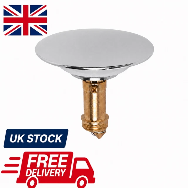 CHROME CLICK CLACK Basin Waste Pop Up Bat…