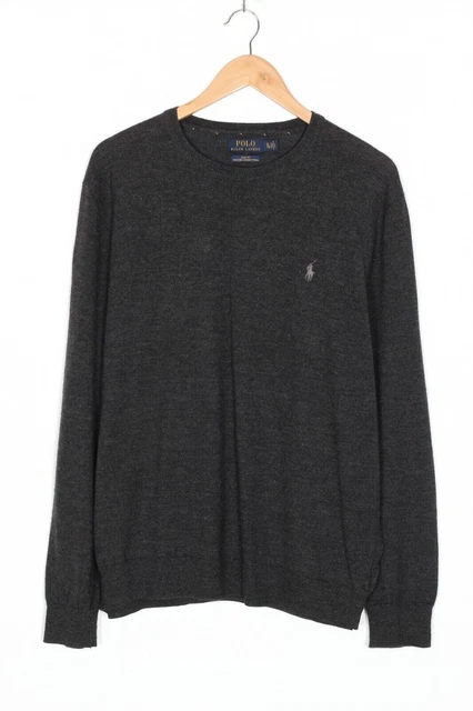 POLO RALPH LAUREN Maglione da uomo in lana merino lavabile slim fit taglia XL