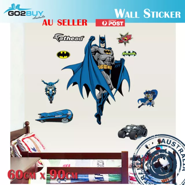 Wall Stickers Removable The Avengers Batman Broken Wall Kid Boy Room B Boy Mural