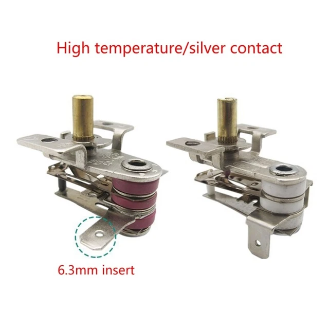 250V 15A 10A Adjustable Temperature Switches Bimetallic Heating ...