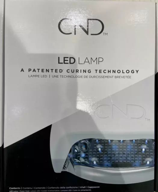 CND Professional LED Lamp Cures Shellac & Brisa Lamp For Curing Gel Nails