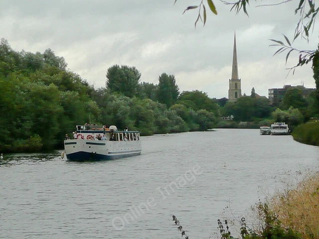 Photo 6x4 River Severn north of Diglis Worcester This is a telephoto assi c2010