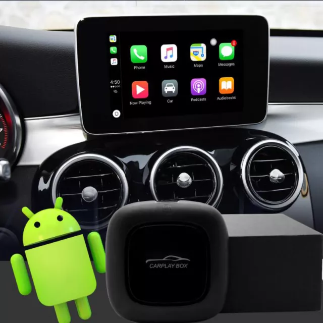 Android 10.0 Multimedia Video Auto Adapter Car Wired to Wireless Carplay AI Box