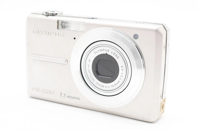 極美品】 OLYMPUS FE-330 コンパクトデジタルカメラ ブルー EXCELLENT