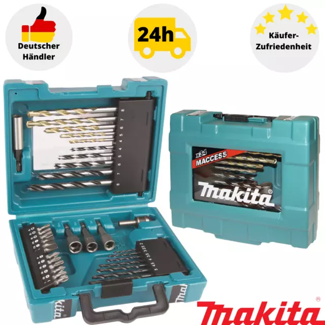 Makita D-36980 Bohrer-Bit-Set 34-tlg. Zubehör-Koffer Bohrer-Bit-Satz