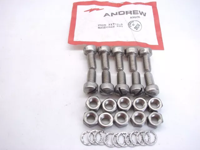 Andrew 31769-5 - 3/4" Hardware Kit For Standard Hangers 3/8" Fillister Heads T30