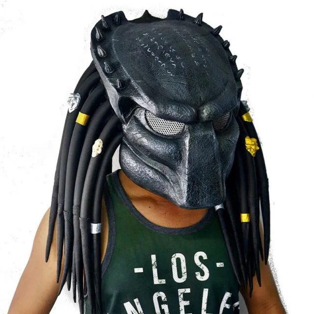 US Predator Alien vs. Predator Latex Mask Halloween Cosplay Costume Mask Helmet