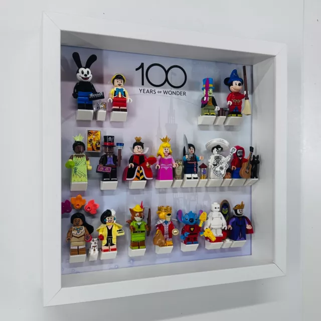 Affichage Cadre Étui pour lego Disney 100 Séries 3 71038 Mini Figurines 27cm