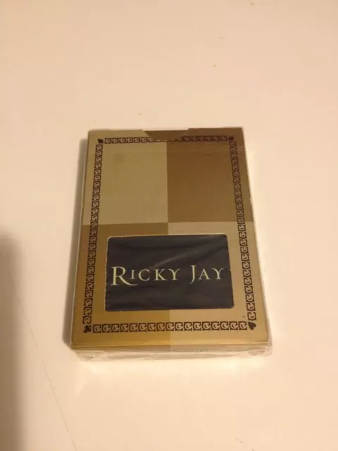 RICKY JAY Playing Cards On The Stem Magic Magician MINT condition Sealed New 2