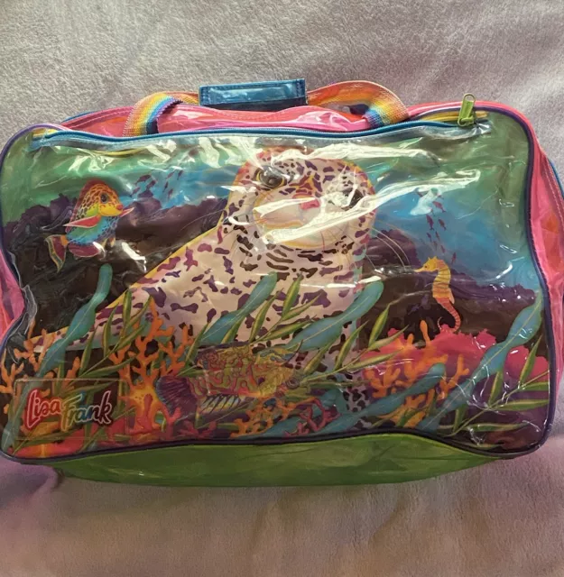 Loungefly Lisa Frank Rainbow Heart Mini Backpack & Waist Bag