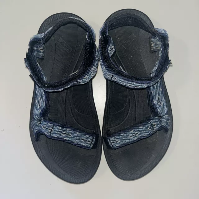 TEVA WOMEN’S 6 Hurricane Sport Sandals Blue Adjustable Hook & Loop ...