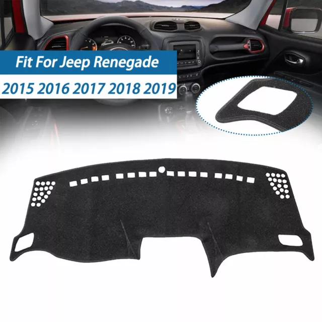 Für Jeep Renegade 2015-2018 Dash Mat Cover Armaturenbrett Matte Abdeckung