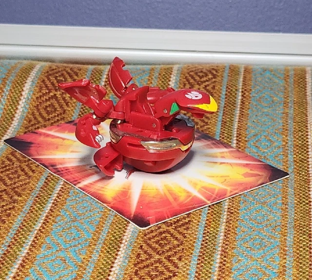 Bakugan Heavy Metal 680g Red Pyrus Infinity Dragonoid (No Card)