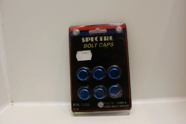 Cache vis bleu pour tête de boulon 1/2’’ 12mm et 13mm