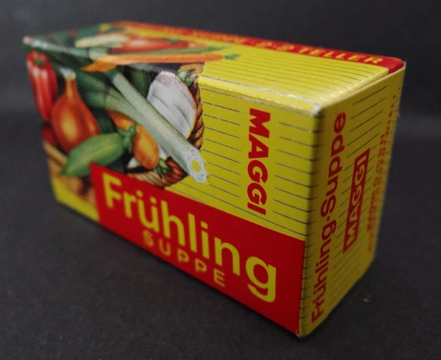 Maggi Frühling-suppe Nostalgia Imballaggio Puppenstube Negozio Miniatura