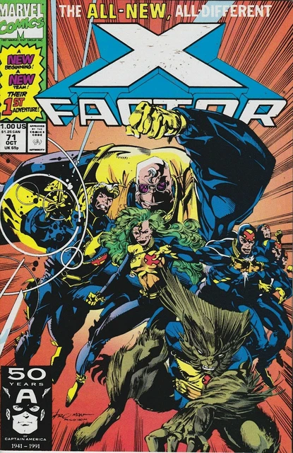 X-Factor #71 First 1st Printing Marvel Comics October Oct 1991 (VFNM)