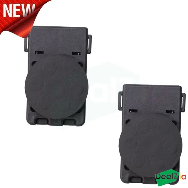 2 PC Magnetic Tool Holder | Strong Clip-On Belt Magnet Holster Screw Black