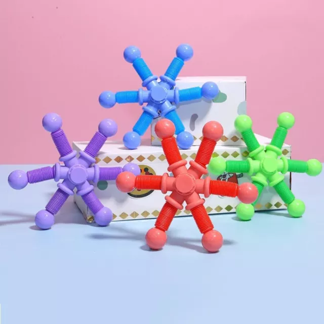 Plastic Fidget Spinner Toys Transformable Deformable Rotary Gyroscope  Kids