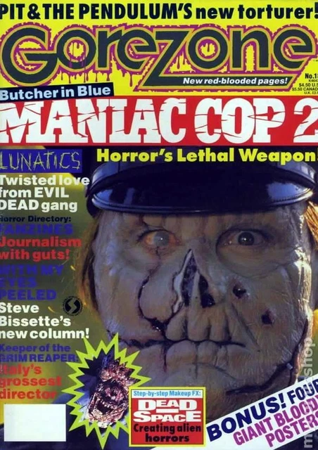 Gorezone #18 VG 1991 Stock Image Low Grade