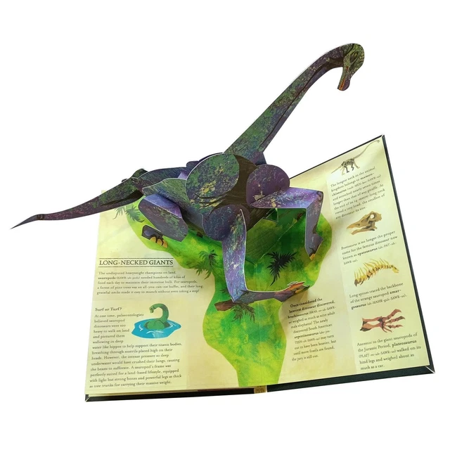 AMITD Camarasaurus – Figurine Dinosaure Préhistorique 1:35 – Modèle Realist Avec Mâchoire Articulée – Livret éducatif Inclus – Cadeau Pour Fans De Paléontologie