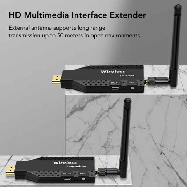BusoTh Extension 'interface Multimédia HD Sans Fil 50 M Connectivité
