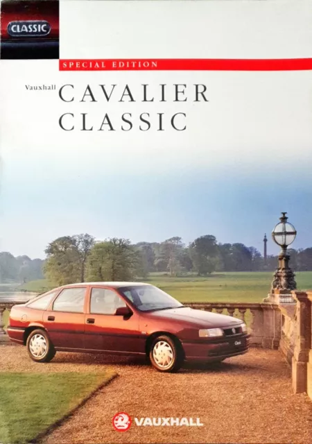 Vauxhall Cavalier Classic Brochure 1995