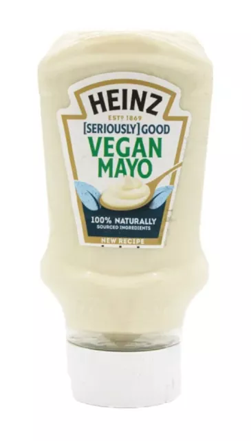 Heinz Vegan Mayonnaise (Pack of 2) Mayo Seriously Good, 390g