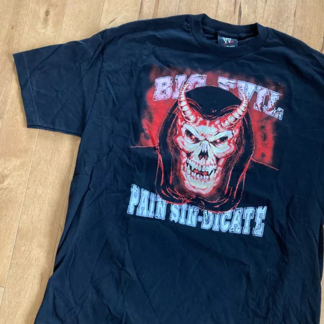 VINTAGE 2003 THE Undertaker Wrestling T-shirt Big Evil Pain Sin-dicate ...