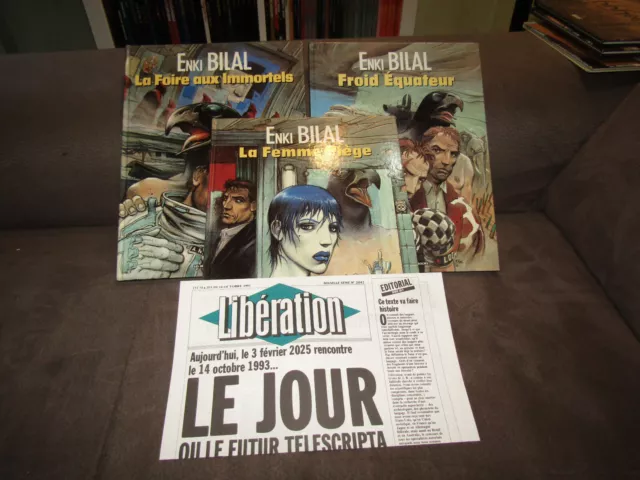 🤩🙏🏎️NIKOPOL l'intégrale en  3 albums de ENKI BILAL 🤩🌈🏎️❤️